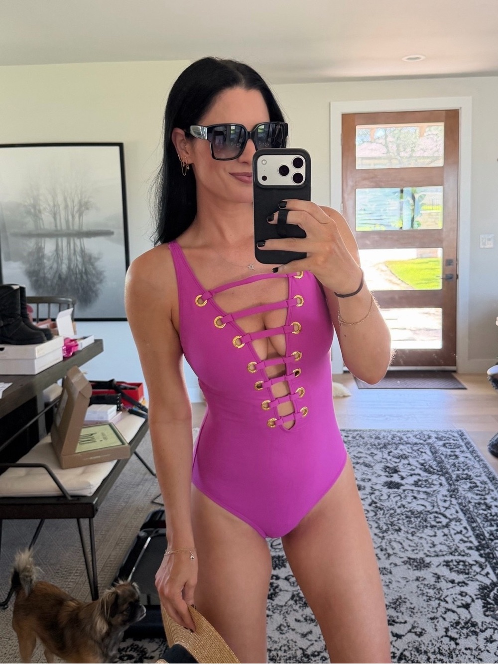 Bleu Rod Beattie The Limited One-Piece Swimsuit in Bougainvillea